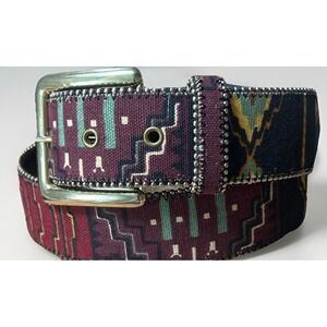 Absolutely Fresh by Prestige Leather USA M / L Southwestern Pattern Waist Belt